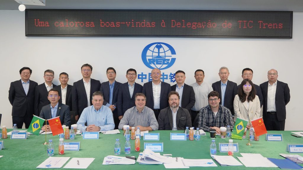 巴西圣保罗城际铁路项目合影